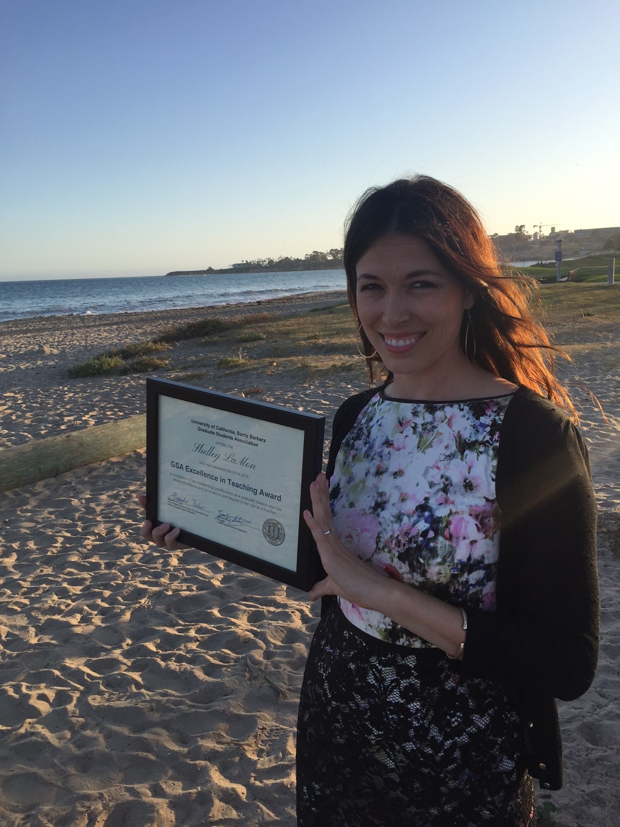 Graduate Student Association (GSA) Excellence in Teaching Award 2015 Presented to Shelley LaMon article image-2016-01-14