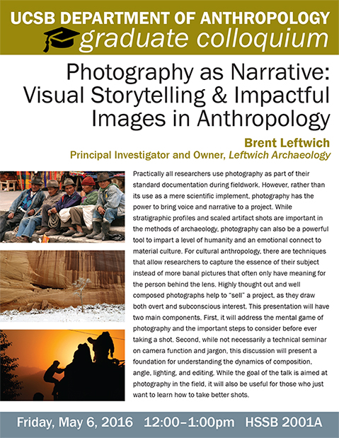 Photography as Narrative: Visual Storytelling and Impactful Images in Anthropology Event Image