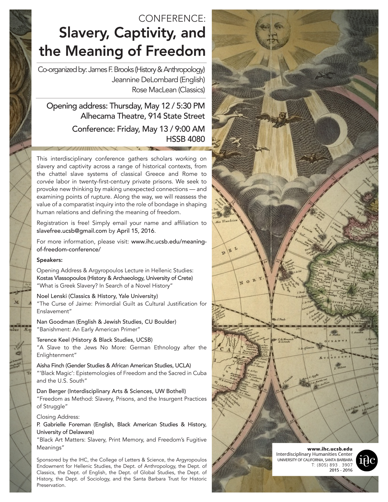  Slavery, Captivity, and the Meaning of Freedom: Conference Event Image